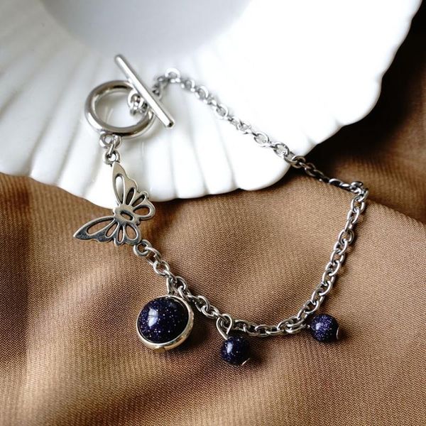 charm bracelets fashion stainless steel butterfly bracelet single-layer ot clasp hip-hop small adorn article jewelry #yxs34, Golden;silver
charm bracelets fashion stainless steel butterfly bracelet single-layer ot clasp hip-hop small adorn article jewelry #yxs34, Golden;silver