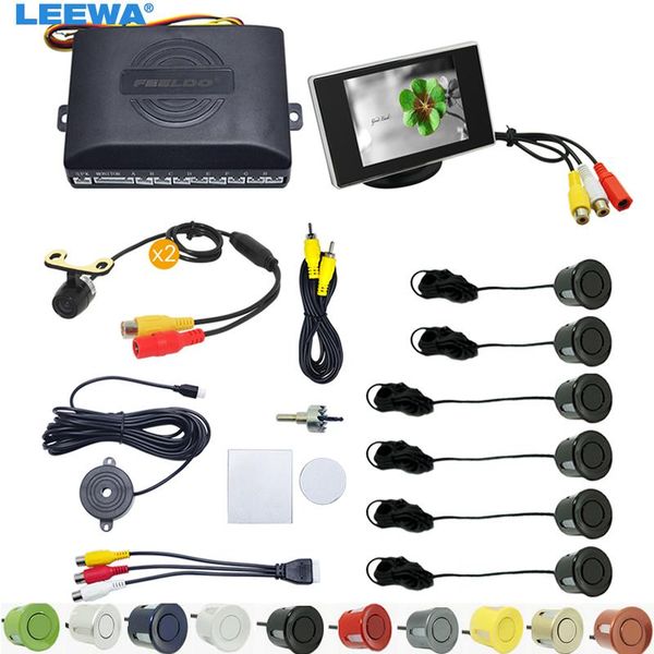 car rear view cameras& parking sensors leewa 6 front&rear dual sensor backup radar system 3.5" monitor 16.5mm camera #ca4446
car rear view cameras& parking sensors leewa 6 front&rear dual sensor backup radar system 3.5" monitor 16.5mm camera #ca4446