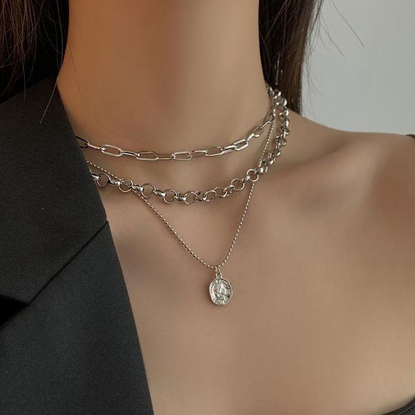 chains harajuku accessories chain neck multi-layer necklace personality portrait pendant clavicle berloque fashion jewelry gothic, Silver
chains harajuku accessories chain neck multi-layer necklace personality portrait pendant clavicle berloque fashion jewelry gothic, Silver