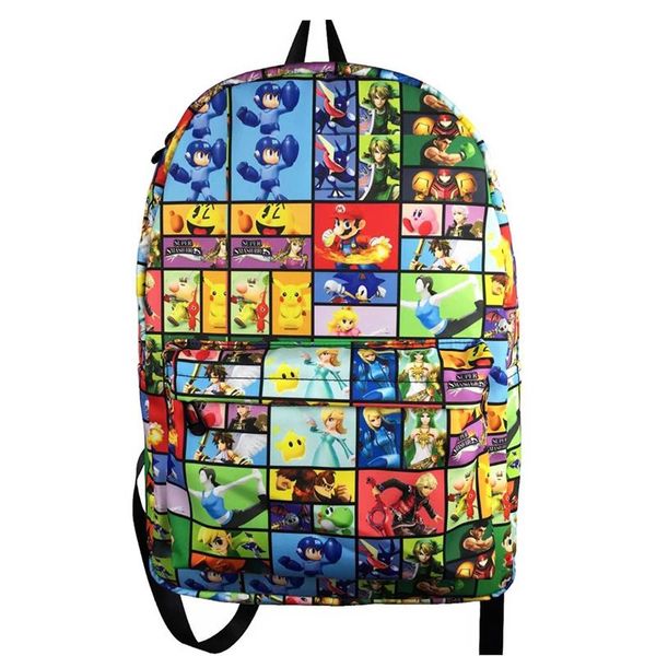 cartoon backpack nylon waterproof student school bag travel computer large-capacity boys and girls bags(2
cartoon backpack nylon waterproof student school bag travel computer large-capacity boys and girls bags(2