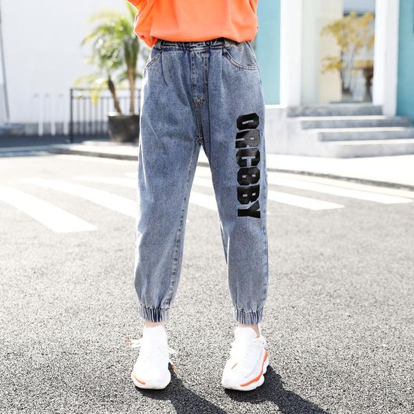 jeans girls letter elastic waist children pants for girl 3-13 years children's clothing spring and autumn kids clothes, Blue
jeans girls letter elastic waist children pants for girl 3-13 years children's clothing spring and autumn kids clothes, Blue