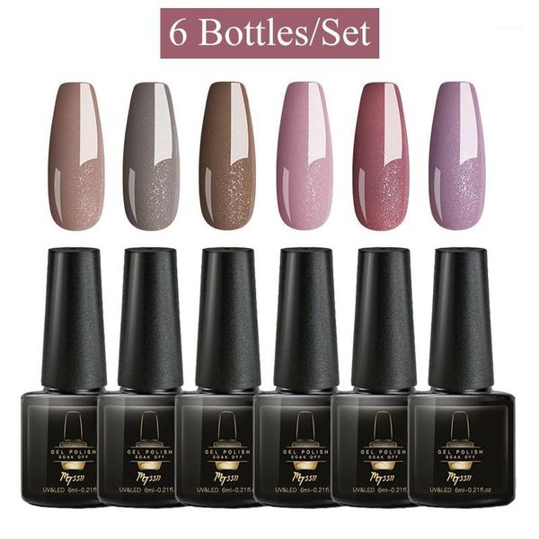 mtssii us warehouse 6pcs set nail color gel polish kit pink glitter sequins semi permanent soak off uv led varnish1
mtssii us warehouse 6pcs set nail color gel polish kit pink glitter sequins semi permanent soak off uv led varnish1