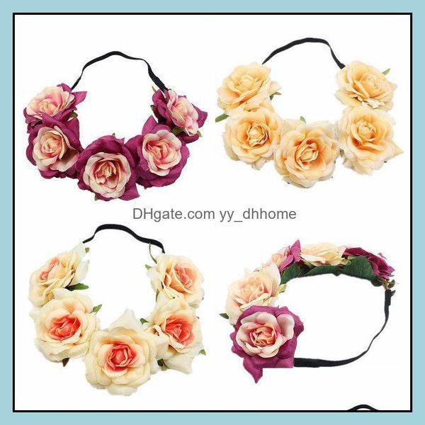 wedding hair jewelry handmade christmas fabric peony rose flower crown bridal accessories prom garland for bridesmaid wreath drop delivery 2, Slivery;golden
wedding hair jewelry handmade christmas fabric peony rose flower crown bridal accessories prom garland for bridesmaid wreath drop delivery 2, Slivery;golden