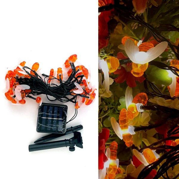 strings solar powered cute honey bee led string fairy light 20/30/50leds outdoor garden fence patio christmas garland lights
strings solar powered cute honey bee led string fairy light 20/30/50leds outdoor garden fence patio christmas garland lights