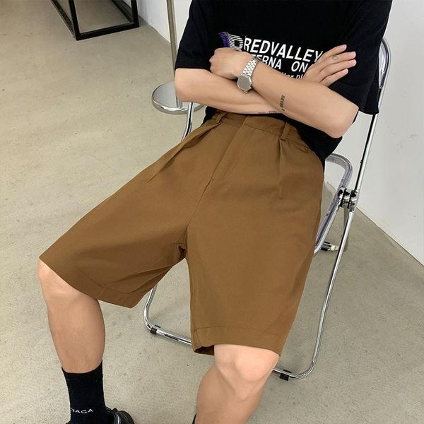 solid color formal suit shorts men korean fashion loose casual streetwear wide-leg straight five-point pants men's, White;black
solid color formal suit shorts men korean fashion loose casual streetwear wide-leg straight five-point pants men's, White;black