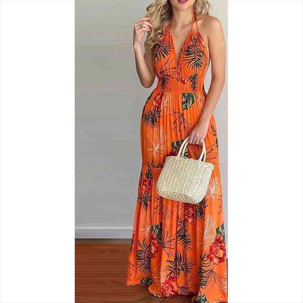 women floral print halter backless maxi dress sleeveless patchwork long dresses summer beach party ladies vestidos, Black;gray
women floral print halter backless maxi dress sleeveless patchwork long dresses summer beach party ladies vestidos, Black;gray