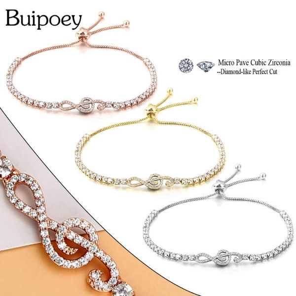 charm bracelets buipoey zirconia stone musical note for women men pull buckle adjustable fine boho cubic bracelet jewelry, Golden;silver
charm bracelets buipoey zirconia stone musical note for women men pull buckle adjustable fine boho cubic bracelet jewelry, Golden;silver