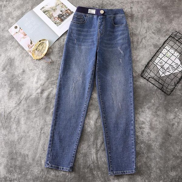 high waist jeans women vintage plus size femme harem pants loose boyfriend denim streetwear trousers b847 women's, Blue
high waist jeans women vintage plus size femme harem pants loose boyfriend denim streetwear trousers b847 women's, Blue