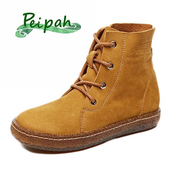 boots peipah handmade cow leather ankle woman autumn winter flat female retro lace up shoes ladies with bootee, Black
boots peipah handmade cow leather ankle woman autumn winter flat female retro lace up shoes ladies with bootee, Black