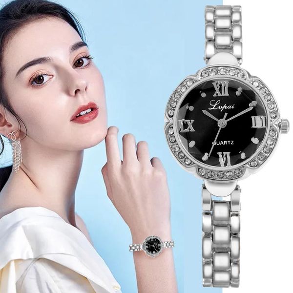 wristwatches ladies watch thin strap compact and elegant neutral stainless steel water diamond british simple fashion, Slivery;brown
wristwatches ladies watch thin strap compact and elegant neutral stainless steel water diamond british simple fashion, Slivery;brown