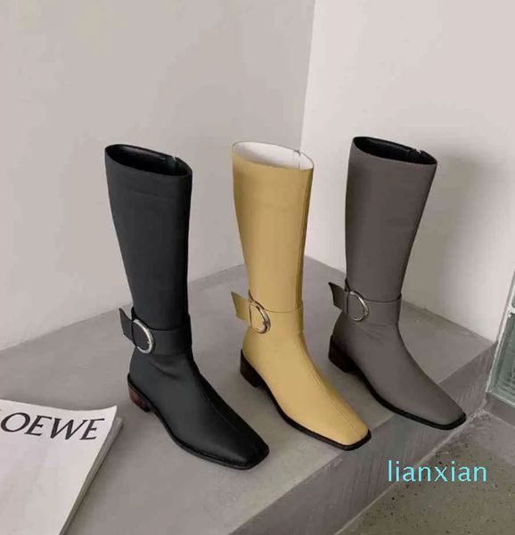 square head back zipper fashion martin boots women's high tube thin middle heel new winter 2021, Black
square head back zipper fashion martin boots women's high tube thin middle heel new winter 2021, Black