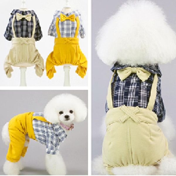 plaid dog straps pants pet clothes for chihuahua cotton gentleman's jumpsuit british small apparel
plaid dog straps pants pet clothes for chihuahua cotton gentleman's jumpsuit british small apparel