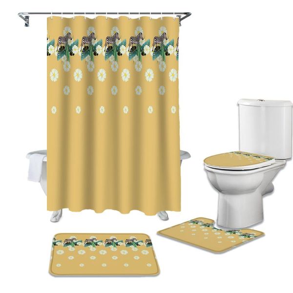 shower curtains tropical plant flower leaf zebra curtain sets non-slip rugs toilet lid cover set waterproof bathroom
shower curtains tropical plant flower leaf zebra curtain sets non-slip rugs toilet lid cover set waterproof bathroom