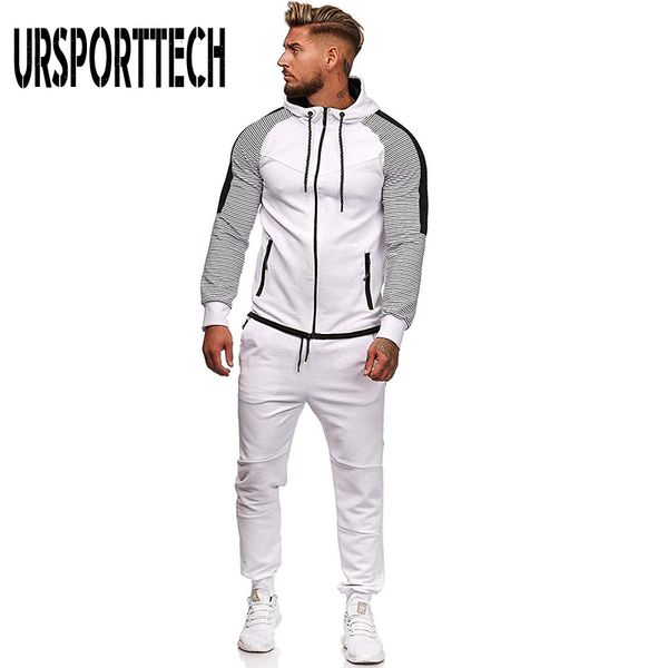striped tracksuit men set 2020 spring autumn sweatsuit set mens sporting clothing hoodie + sweatpants 2 pieces set jogger outfit, Gray
striped tracksuit men set 2020 spring autumn sweatsuit set mens sporting clothing hoodie + sweatpants 2 pieces set jogger outfit, Gray
