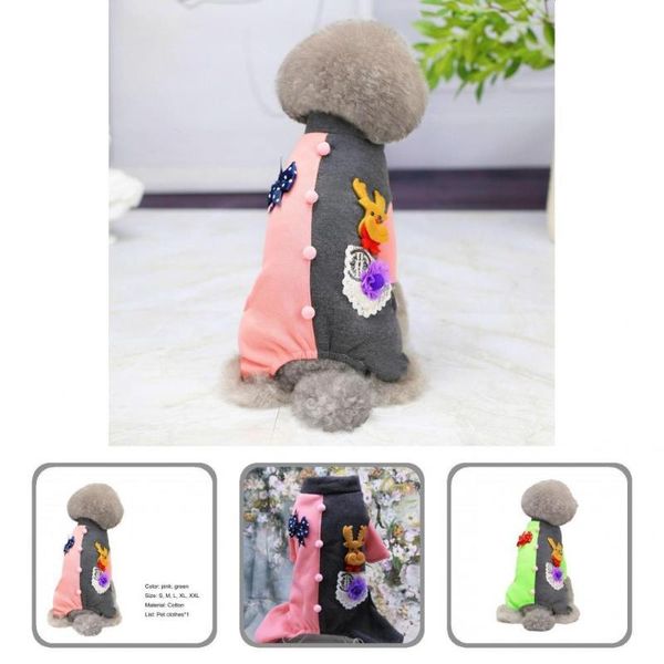 dog apparel dress-up four-leg lovely elk decor romper clothes pajamas for small dogs
dog apparel dress-up four-leg lovely elk decor romper clothes pajamas for small dogs