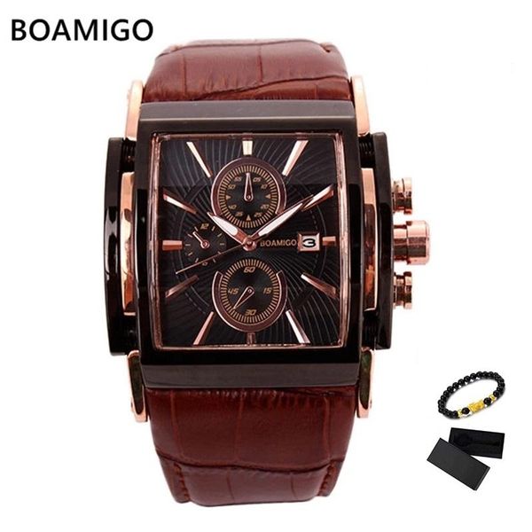 wristwatches boamigo leather watch men waterproof big dial sports watches rose gold mens for man male clock relogio masculino, Slivery;brown
wristwatches boamigo leather watch men waterproof big dial sports watches rose gold mens for man male clock relogio masculino, Slivery;brown