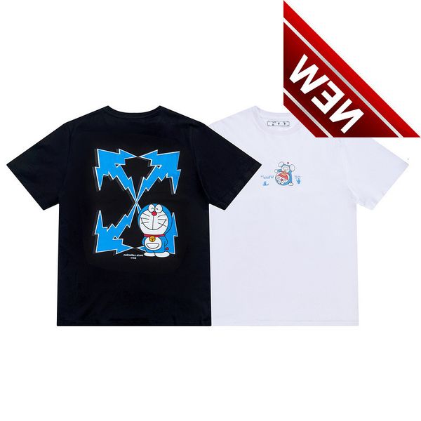 style white doraemon off arrstyle print short sleeve women's spring fashion couple t-shirt for men and women, White;black
style white doraemon off arrstyle print short sleeve women's spring fashion couple t-shirt for men and women, White;black
