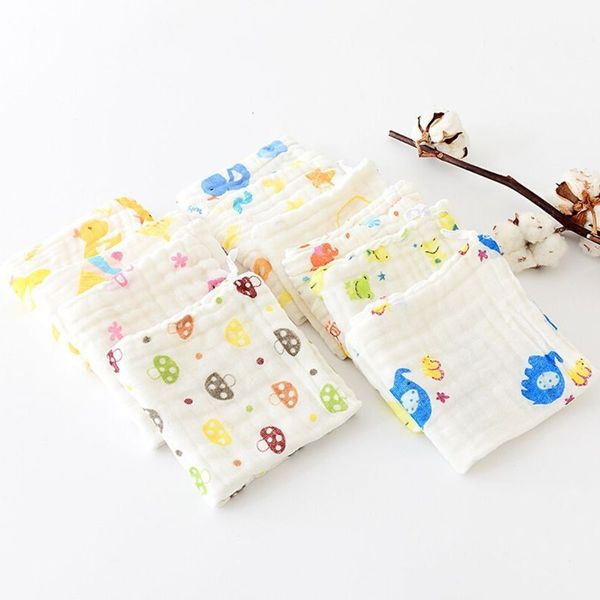 handkerchief six layer gauze handkerchief printing baby saliva wash face born cartoon square towel * 30, White
handkerchief six layer gauze handkerchief printing baby saliva wash face born cartoon square towel * 30, White