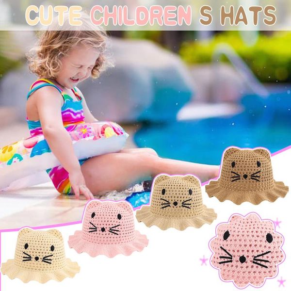caps & hats summer baby children cartoon cat hollow mouse kawaii beach hat straw bucket sunhat fisherman cap pour enfants, Yellow
caps & hats summer baby children cartoon cat hollow mouse kawaii beach hat straw bucket sunhat fisherman cap pour enfants, Yellow