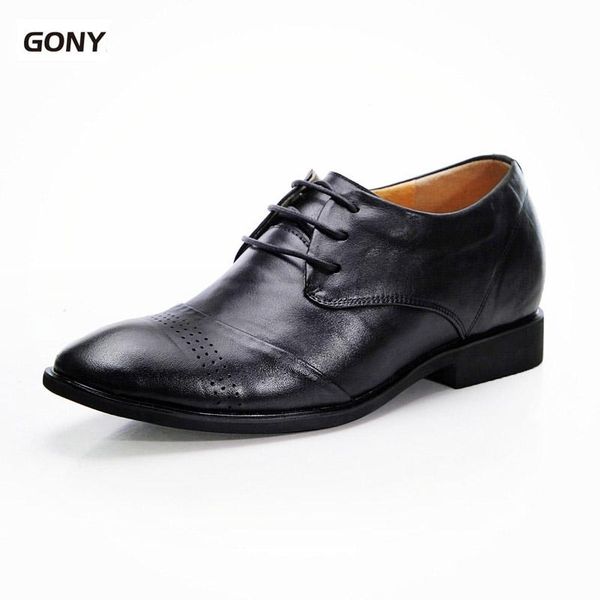 dress shoes est 2021 men's 100% genuine leather oxfords height increasing grow taller 5.5cm for men wedding party, Black
dress shoes est 2021 men's 100% genuine leather oxfords height increasing grow taller 5.5cm for men wedding party, Black