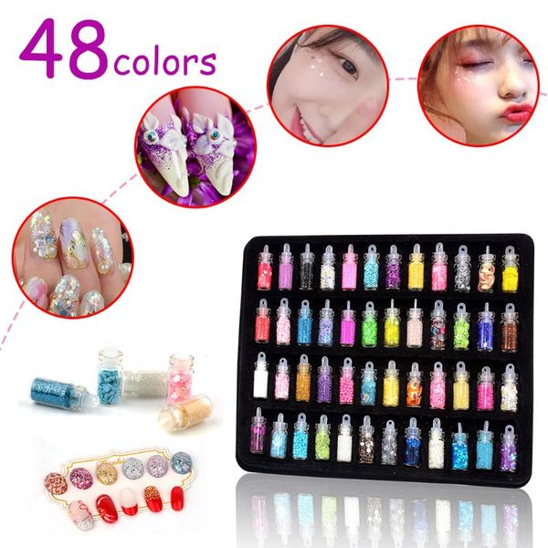 box diy nail art sequins shinny powder decor shiny beads glitter pigment flakes polish tools manicure ornament daily decorations, Silver;gold
box diy nail art sequins shinny powder decor shiny beads glitter pigment flakes polish tools manicure ornament daily decorations, Silver;gold