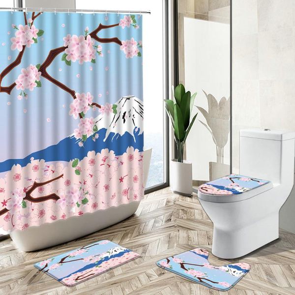 shower curtains romantic cherry blossom curtain pink flower japan mount fuji home decor bath mat toilet lid cover flannel bathroom carpet
shower curtains romantic cherry blossom curtain pink flower japan mount fuji home decor bath mat toilet lid cover flannel bathroom carpet