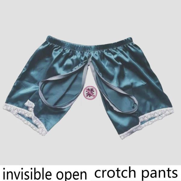 women's panties open-seat pants shorts ice silk outdoor wear scheming double-headed invisible zipper open-end date, Black;pink
women's panties open-seat pants shorts ice silk outdoor wear scheming double-headed invisible zipper open-end date, Black;pink