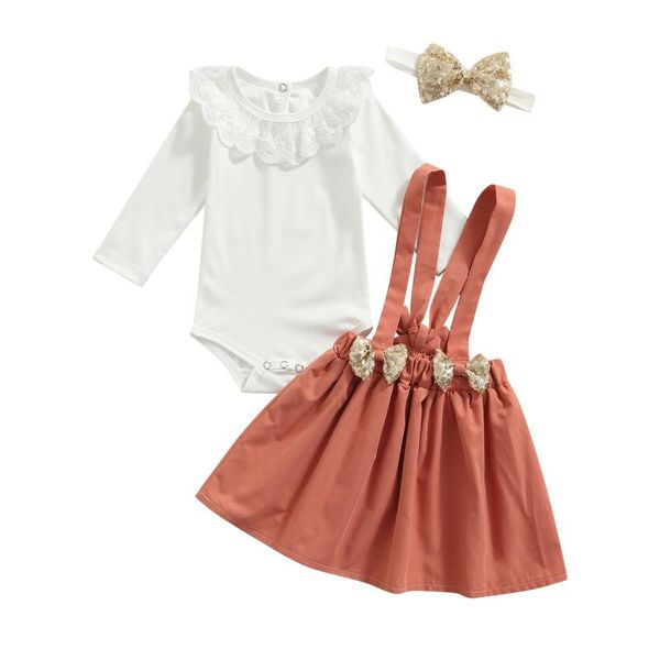 clothing sets pudcoco 0-24m 3pcs girls born kids toddler infant lace ruffles lapel bodysuit+suspender bowknot a-line skirt+headband, White
clothing sets pudcoco 0-24m 3pcs girls born kids toddler infant lace ruffles lapel bodysuit+suspender bowknot a-line skirt+headband, White