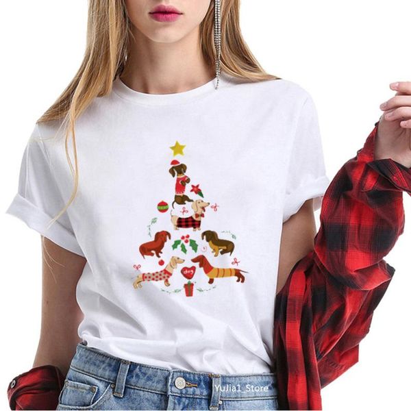 christmas t-shirt dachshund kawaii tees women fashion dog graphic t shirts short sleeve harajuku tee women's, White
christmas t-shirt dachshund kawaii tees women fashion dog graphic t shirts short sleeve harajuku tee women's, White