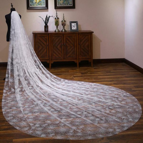 bridal veils romantic 3 m wedding veil cathedral one layer lace appliqued long with comb marry accessories, Black
bridal veils romantic 3 m wedding veil cathedral one layer lace appliqued long with comb marry accessories, Black