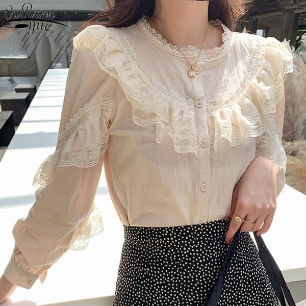 women's blouses & shirts womens and 2021 cotton linen blouse button solid stand collar ladies lace women blusas feminine 8049, White
women's blouses & shirts womens and 2021 cotton linen blouse button solid stand collar ladies lace women blusas feminine 8049, White