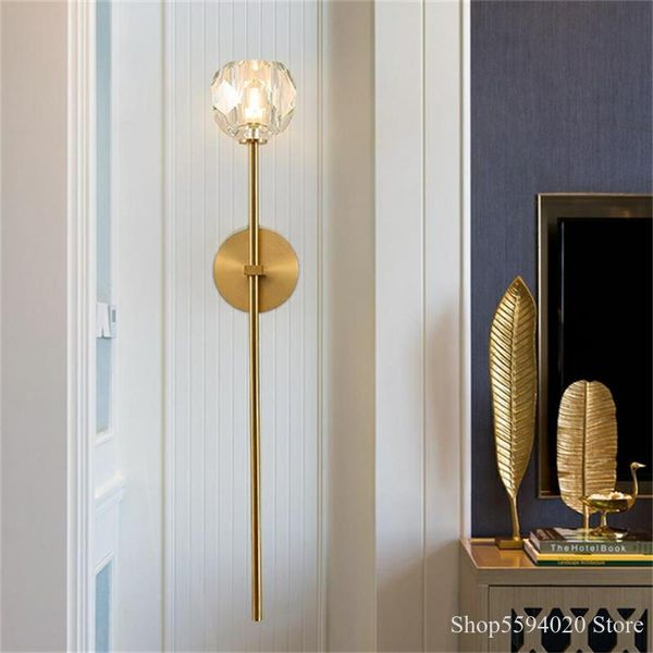 wall lamp modern retro led k9 crystal gold iron restaurant cognac indoor lighting bedside sconce
wall lamp modern retro led k9 crystal gold iron restaurant cognac indoor lighting bedside sconce