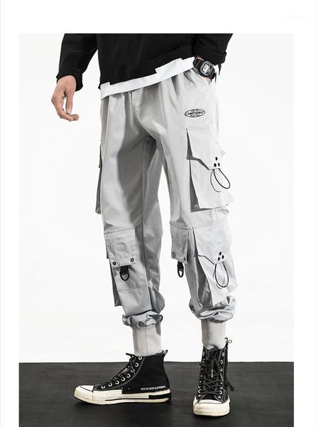fashion harajuku multi-pocket paratrooper pants streetwear casual jogging trousers men's clothing cargo joggers, Black
fashion harajuku multi-pocket paratrooper pants streetwear casual jogging trousers men's clothing cargo joggers, Black