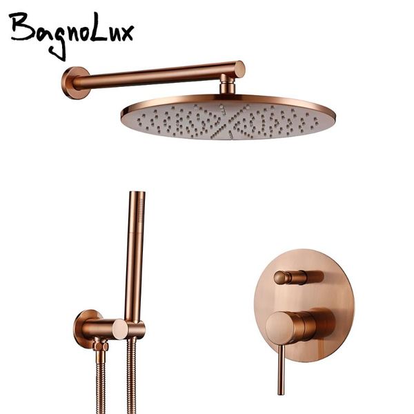 brass brushed rose gold shower bathroom faucet ceiling wall arm diverter mixer handheld spray sets with 8-12" rian head
brass brushed rose gold shower bathroom faucet ceiling wall arm diverter mixer handheld spray sets with 8-12" rian head