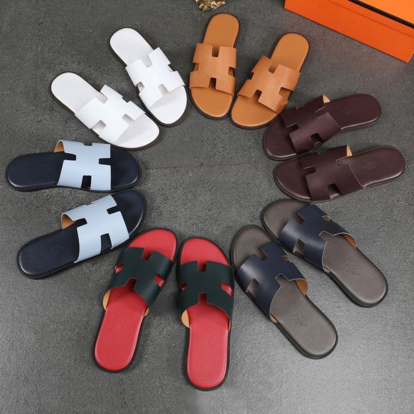 slipper european station sandals breathable beach fashion h brand leather men's slippers summer large size antiskid leather flip flopzl, Black
slipper european station sandals breathable beach fashion h brand leather men's slippers summer large size antiskid leather flip flopzl, Black
