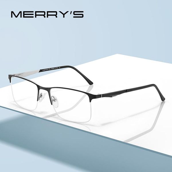 fashion sunglasses frames merry's men titanium alloy optical glasses frame male square half ultralight myopia prescription eyeglasses s, Black
fashion sunglasses frames merry's men titanium alloy optical glasses frame male square half ultralight myopia prescription eyeglasses s, Black
