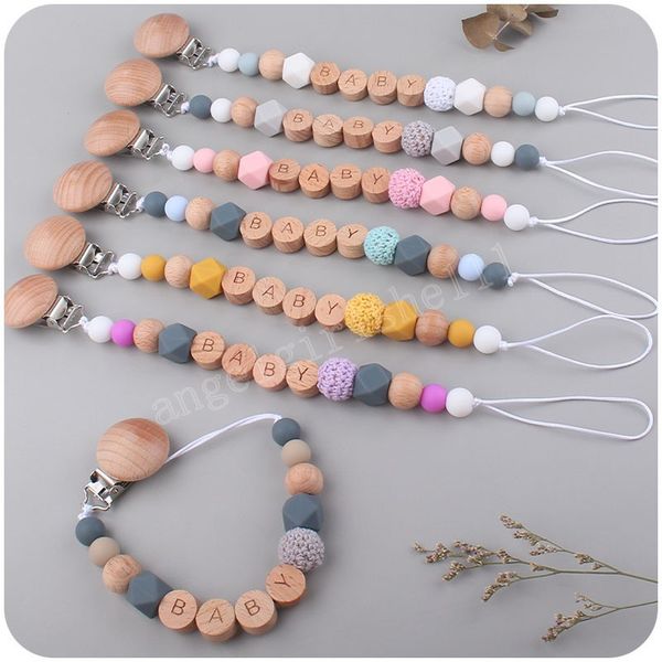 baby pacifier holders beech clips diy hand crochet pure color silicone teething beads infant feeding newborn practice toys natural wood chil
baby pacifier holders beech clips diy hand crochet pure color silicone teething beads infant feeding newborn practice toys natural wood chil
