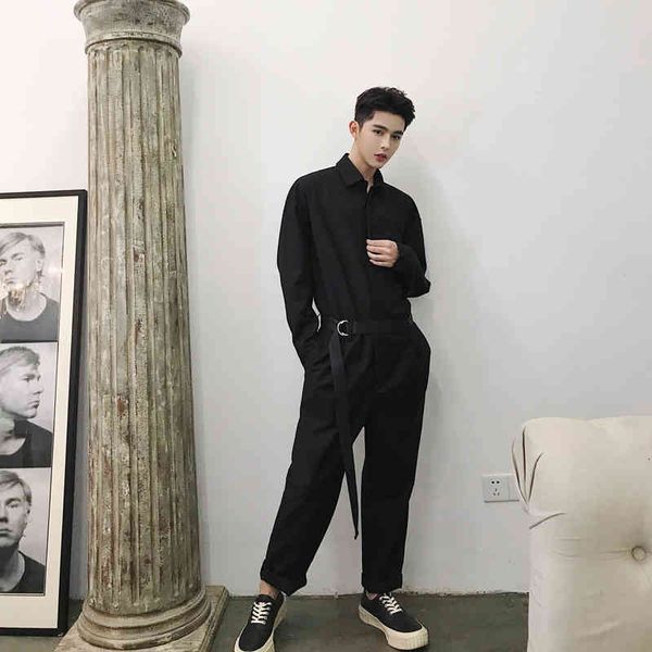 men's pants autumn men japan style vintage jumpsuit casual cargo pants man hip hop punk shirts fashion overalls qftz, Black
men's pants autumn men japan style vintage jumpsuit casual cargo pants man hip hop punk shirts fashion overalls qftz, Black