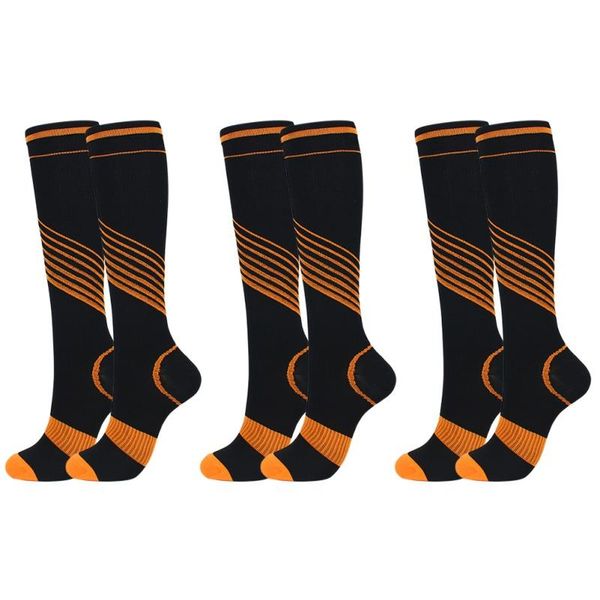 sports socks cycling compression elastic running color stripe riding 3 pairs, Black
sports socks cycling compression elastic running color stripe riding 3 pairs, Black