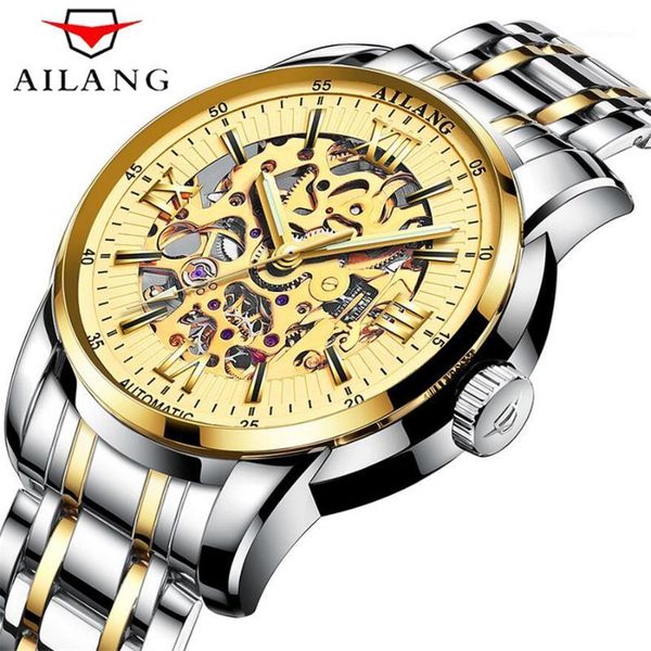skeleton mechanical watch luxury men gold waterproof fashion casual military brand automatic watches relogios masculino wristwatches, Slivery;brown
skeleton mechanical watch luxury men gold waterproof fashion casual military brand automatic watches relogios masculino wristwatches, Slivery;brown