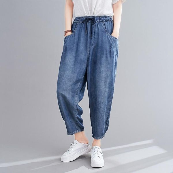 women's jeans vintage chic boyfriends harem women plus size elastic high waist cool denim pant trousers mom loose jean pants retro, Blue
women's jeans vintage chic boyfriends harem women plus size elastic high waist cool denim pant trousers mom loose jean pants retro, Blue