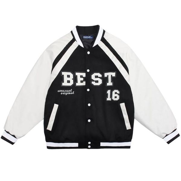 men's jackets men letter embroidery bomber harajuku baseball coats oversized v-neck thick warm streetwear outwear, Black;brown
men's jackets men letter embroidery bomber harajuku baseball coats oversized v-neck thick warm streetwear outwear, Black;brown