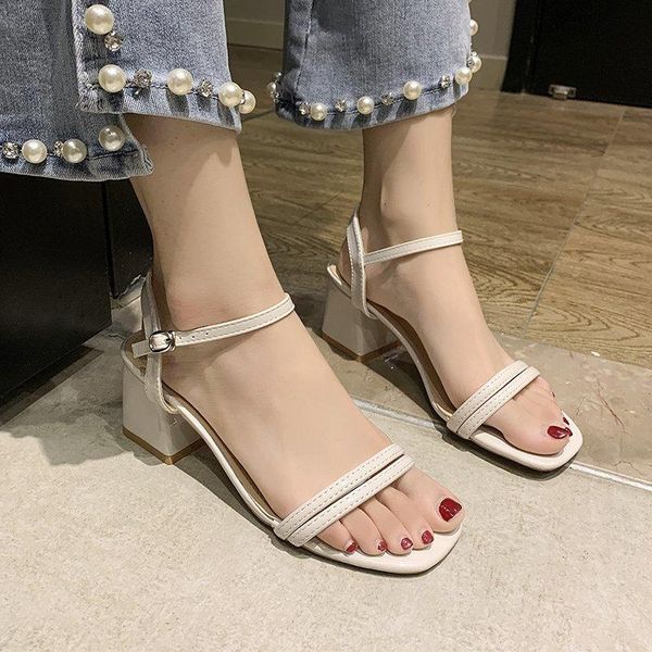 med beach sandal woman luxury all-match 2021 summer anti-skid female shoe high heels buckle strap medium fashion comfort gladiat dress shoes, Black
med beach sandal woman luxury all-match 2021 summer anti-skid female shoe high heels buckle strap medium fashion comfort gladiat dress shoes, Black