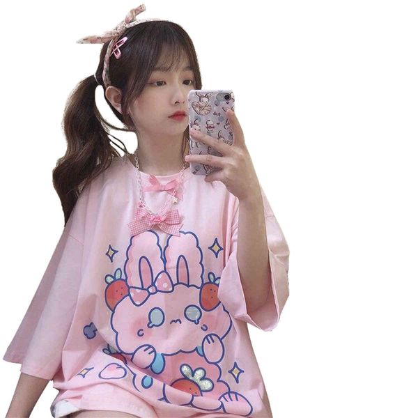 women's t-shirt harajuku kawaii short sleeve t-shirt women summer cartoon graphic tees shirt schoolgirl young style t shirt clothes 4l, White
women's t-shirt harajuku kawaii short sleeve t-shirt women summer cartoon graphic tees shirt schoolgirl young style t shirt clothes 4l, White