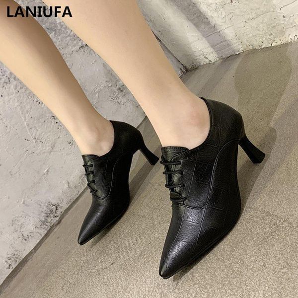 dress shoes women pointed toe high heels work platform pu leather lace-up black single woman mujer
dress shoes women pointed toe high heels work platform pu leather lace-up black single woman mujer