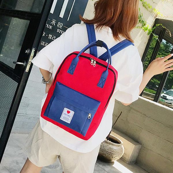 backpack 2021 three-use korean version of the cram bag schoolbags hit color canvas simple contrast school
backpack 2021 three-use korean version of the cram bag schoolbags hit color canvas simple contrast school