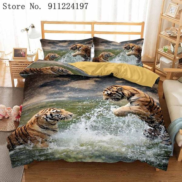 bedding sets 3d set animal tiger design printed duvet cover microfiber comforter kids bedclothes winter warm bed linens
bedding sets 3d set animal tiger design printed duvet cover microfiber comforter kids bedclothes winter warm bed linens