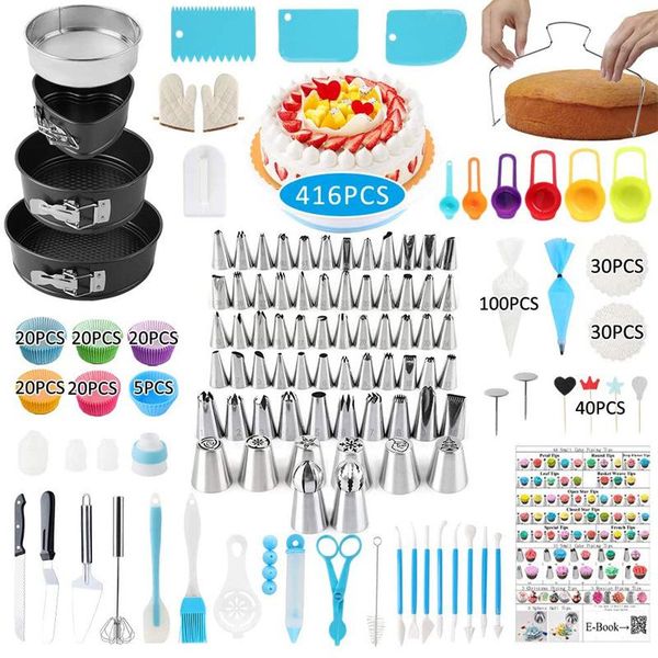 baking & pastry tools with numbered 416-piece cake turntable set non-stick bakeware decorating mouth spatula cup kit
baking & pastry tools with numbered 416-piece cake turntable set non-stick bakeware decorating mouth spatula cup kit