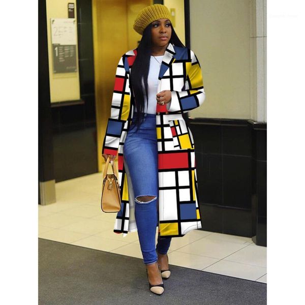 women's down & parkas plaid 3d print double breasted turn-down collar long jacket 2021 spring autumn streetwear sleeve trench women, Black
women's down & parkas plaid 3d print double breasted turn-down collar long jacket 2021 spring autumn streetwear sleeve trench women, Black
