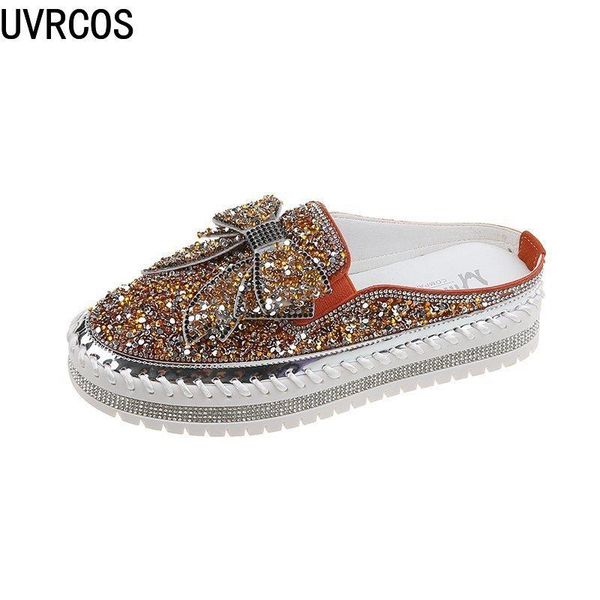 baotou women's slippers fashion all-match rhinestone modification vamp individual bowknot decoration platform shoes, Black
baotou women's slippers fashion all-match rhinestone modification vamp individual bowknot decoration platform shoes, Black
